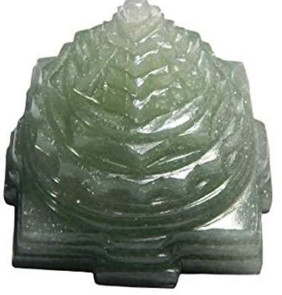 hoseki Green Jade Stone Shree Yantra Sri Chakra Shodashi Devi Tripura ...