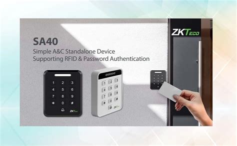 ZKTeco SA40 Standalone Access Control System | Unlock with Passcode ...
