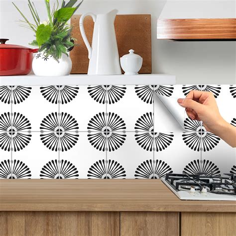 ANEJO EMMELINE Peel & Stick Floor Tile Stickers | Kitchen, Bathroom Wa ...