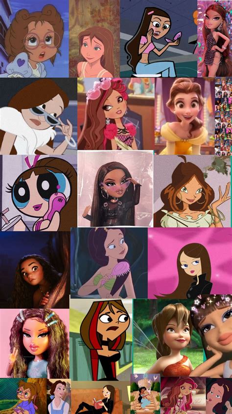 Brown Hair Female Cartoon Characters - 2025 HairStyles Ideas