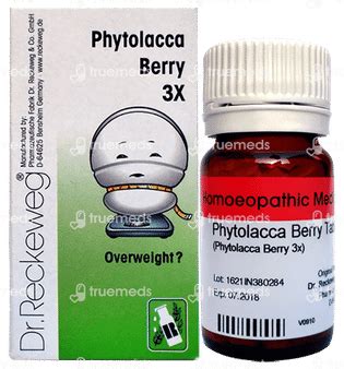 Dr Reckeweg Phytolacca Berry 3x Tablet 20 Gm - Uses, Side Effects ...