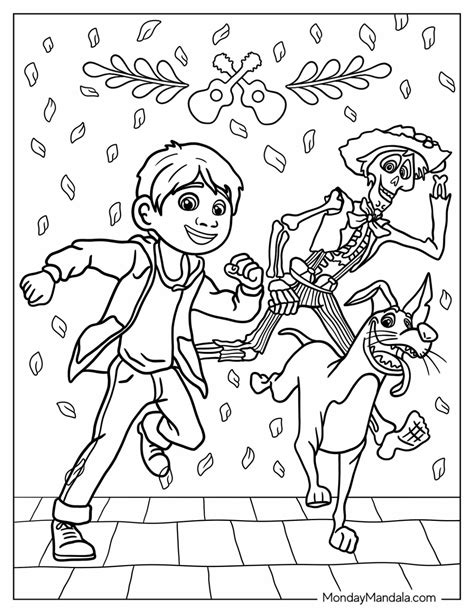 24 Coco Coloring Pages (Free PDF Printables)