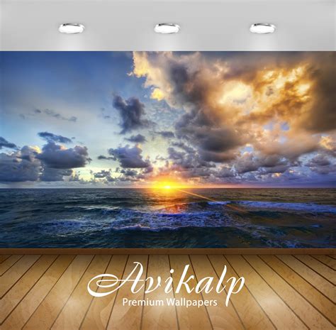 Avikalp Exclusive Sunrise AWI1221 HD Wallpapers for Living room, Hall ...