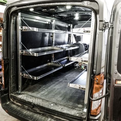 Check out our van shelving packages including racks and bins for cargo ...
