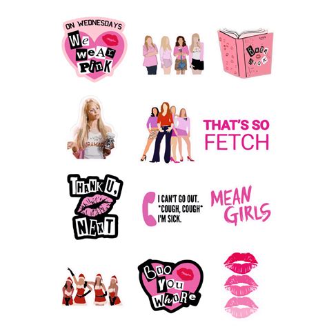 Mean Girls Sticker Sheet – Perfect Parcel