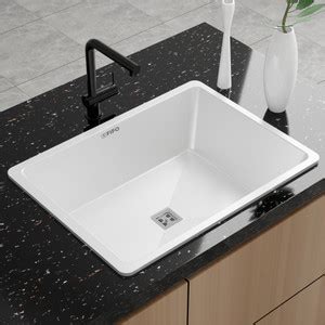 FIFO Granite Quartz Single Bowl Kitchen Sink with Waste Coupling ...