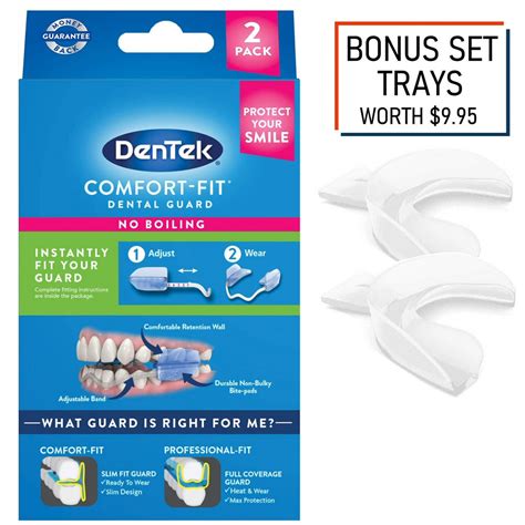 DenTek Comfort Fit Night Dental Guard - Buy Now, Pay Later! – Whiter Smile