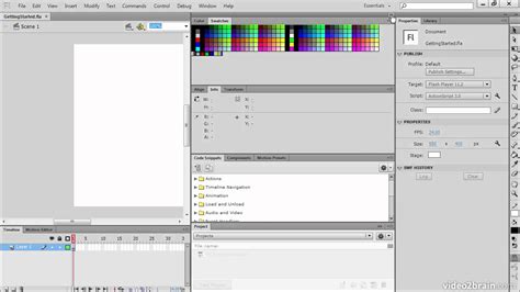 Flash Professional CS6: The Flash Interface | Adobe Education Exchange