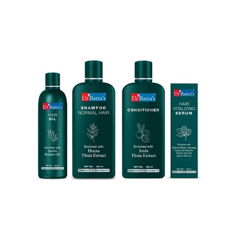 Dr Batra’s Hair Kit. Includes Hair Oil, Shampoo, Conditioner, Hair ...