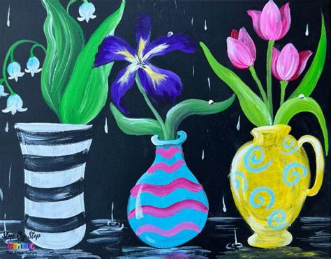 Image result for Spring Acrylic Painting Tutorial