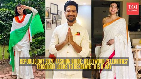 Republic Day 2026 fashion: Bollywood celebrities inspired R-Day ...