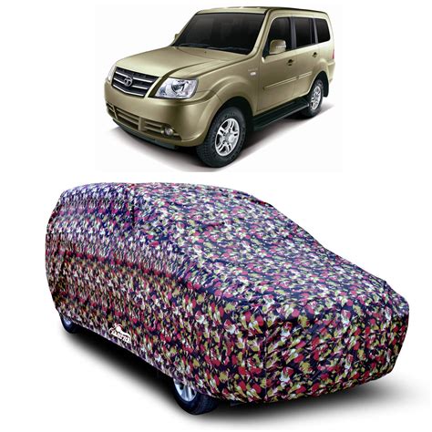 SHAWK Car Cover for Tata Sumo Grande MK II Dust Proof - Water Resistant ...