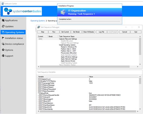 Create Task Sequence SCCM 的图像结果