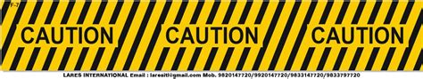ELISHA VINYL STICKERS IN ENGLISH/CAUTION ZEBRA MARKING/PACK OF 1 PC ...