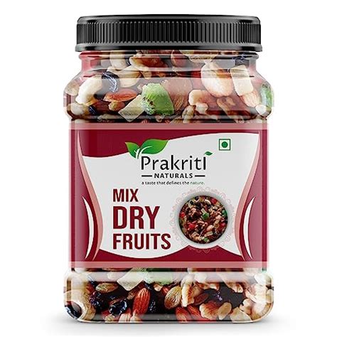 Prakriti Naturals Healthy Mix Dry Fruits (Almonds, Cashew, Green ...