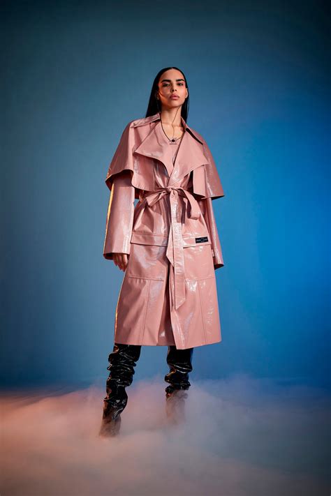 Faux Leather Trench Coat – Cilvr Studio