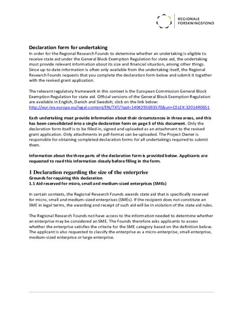 Fillable Online Declaration form for undertaking 1 Declaration ...