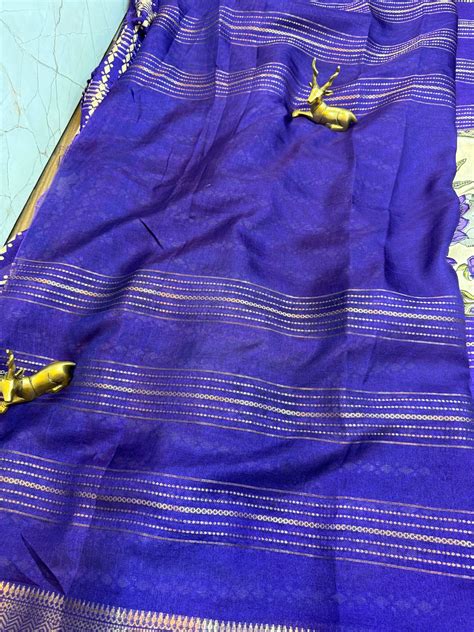 Semi Crepe Silk Saree with 3 part Digital print – Ankitha Creations