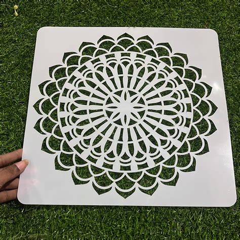 Rangoli stencil design - 12 inch – KnowHowArtCraft