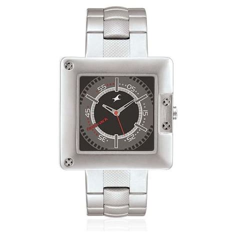 Buy Online Fastrack Quartz Analog Grey Dial Stainless Steel Strap Watch ...