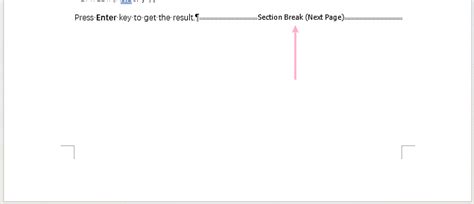 Image result for How to Create a Section Break in Word