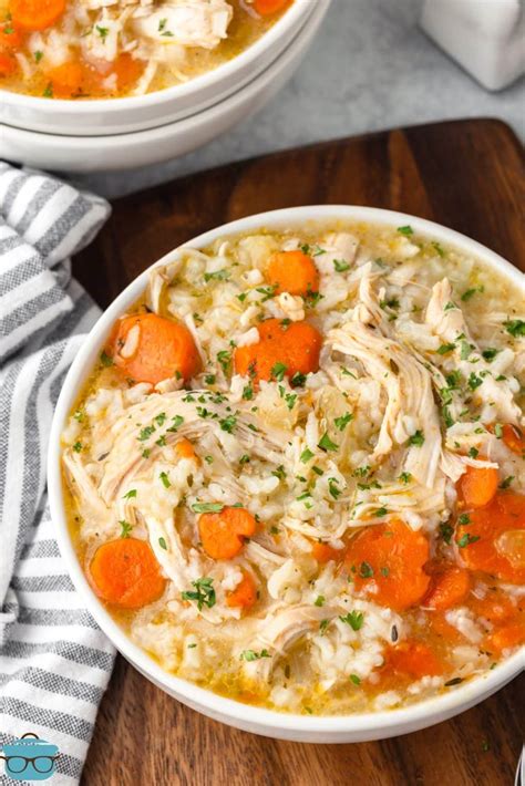 Instant Pot Chicken and Rice Soup - The Country Cook