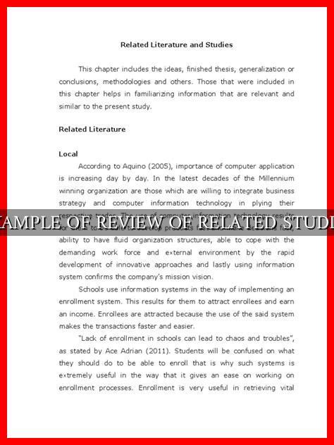 Image result for Example of Research Related Study