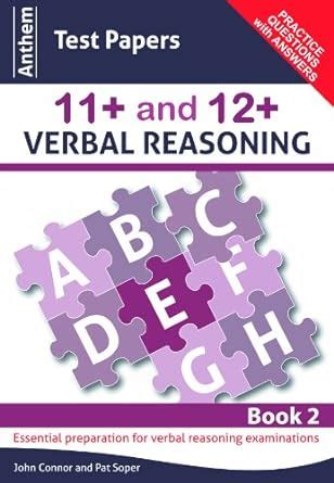 Anthem Test Papers 11+ and 12+ Verbal Reasoning: Book 2 (Anthem ...