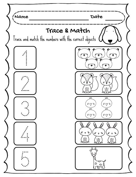 Free Toddler Number Tracing Pages 1-5 | Fun Printables