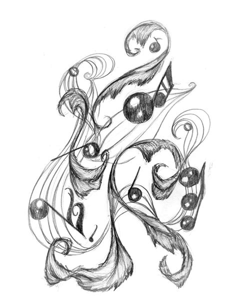 Musical Notes Drawing at GetDrawings | Free download