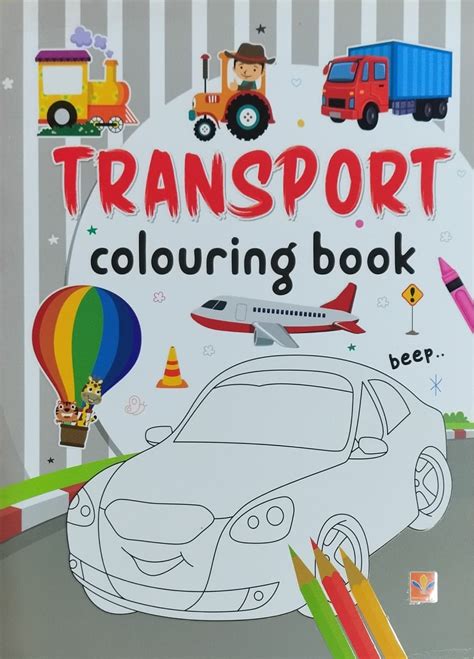 Transport - Colouring Book | O-Level Colouring Books | English Book ...