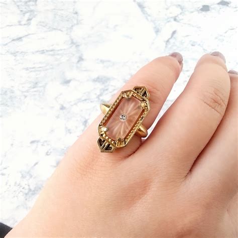 《Avon》 “Frostlights” vintage ring size6.5～8.5 エイボン ヴィンテージリング 6～8.5号 ...