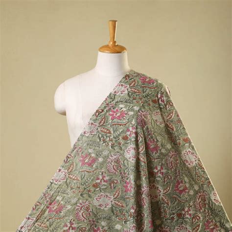 Sanganeri Hand Block Printed Rajasthani Fabric Online | iTokri