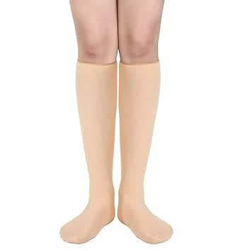 Buy Plucket® 1Pair Women Thigh High Socks Winter Thick Fleece Lined ...