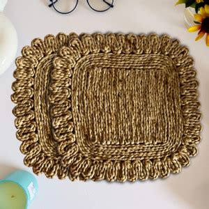 Safeora Global Square Pack of 2 Table Placemat - Buy Safeora Global ...