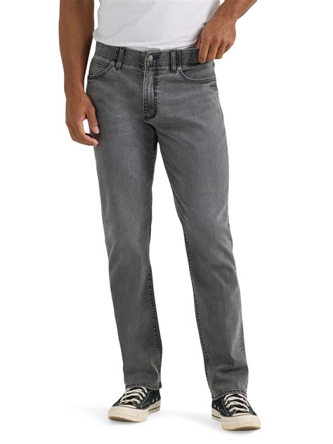 Lee Men's Straight Tapered Denim Jeans with Motion Flex Waistband and ...