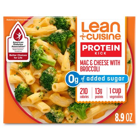 Lean Cuisine Protein Kick Mac and Cheese with Broccoli, Protein Kick 8. ...