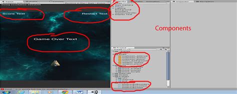 Unity Space Game Tutorial 的图像结果