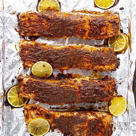 Jerk Salmon (With Pineapple Salsa) - Wholesome Yum