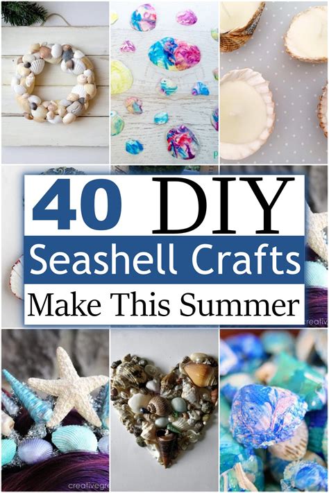 Crafts Using Sea Shells 的图像结果
