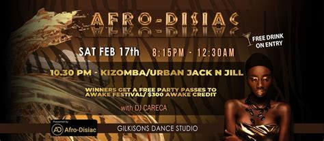 Afro-Disiac Feb 2024! Victors Birthday Edition!, Gilkisons Dance Studio ...