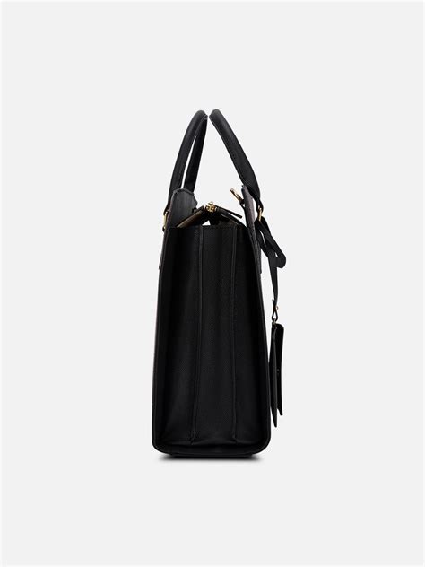 Buy Monogram Ellon25 Large Satchel Bag Choco/Black Online – Lavie World