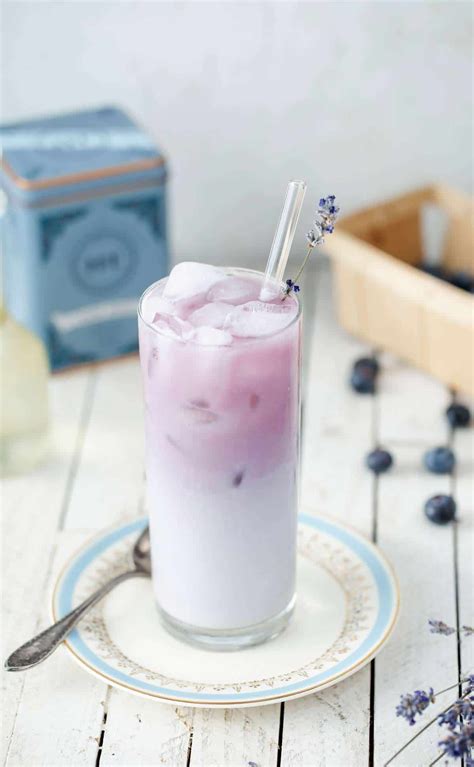 Iced Lavender London Fog Tea Latte - Fresh Flavorful