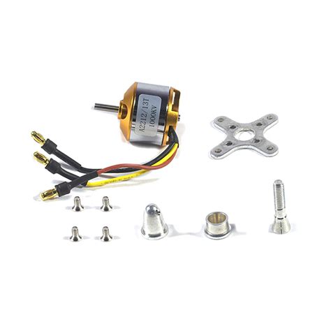 1000 KV Brushless DC Motor A2212 with soldered connectors – GonaKart India