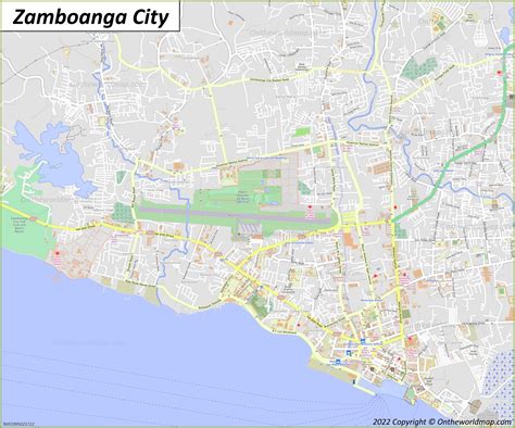 Map Of Zamboanga City Philippines Zamboanga Del Sur Province,