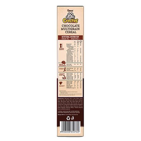 Go Grains - Crunchies Choconut Multigrain Cereal for Kids - Real Choco ...