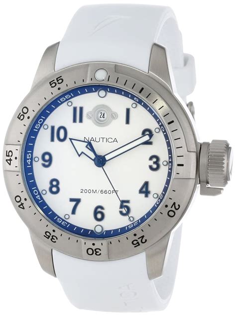 NAUTICA Analog White Dial Men's Watch - N14524G : Amazon.in: Fashion