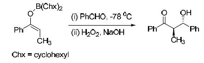 The favourable transition state leading to the formation of the product ...