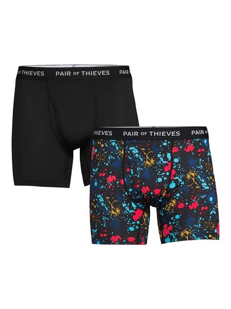 Pair of Thieves Men’s SuperFit Boxer Briefs, 2-Pack - Walmart.com