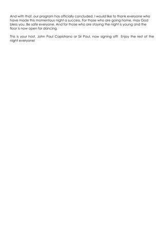 Image result for 18th Birthday Program Script Sample